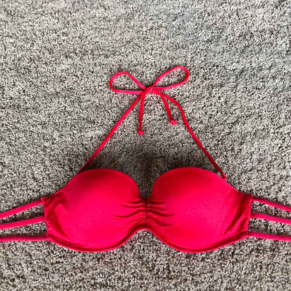 Shimmery red Victoria secret Flirt bandeau